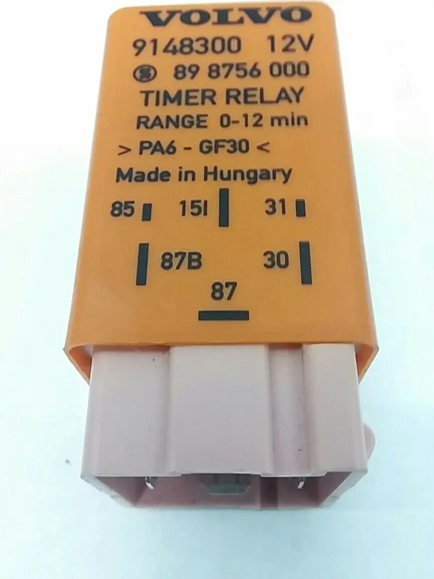 Volvo 9148300 Rear Defroster Relay Orange V70 S70 C70 OEM by Volvo