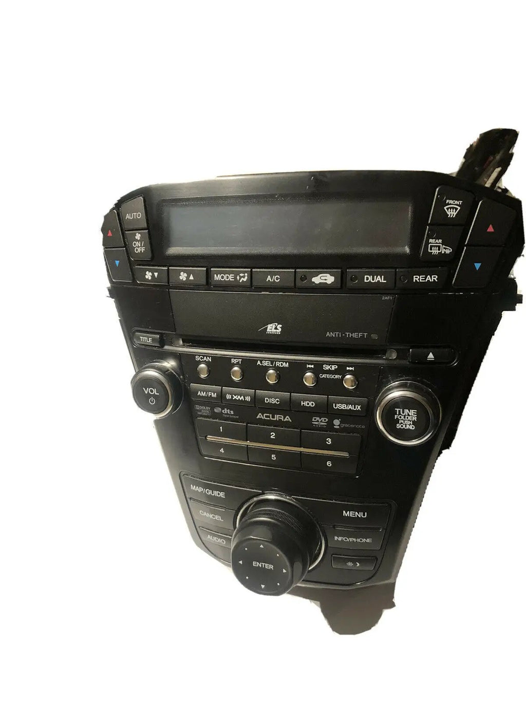 2011 Acura MDX Navigation CD XM DVD Player Radio 2AF1 OEM by Acura