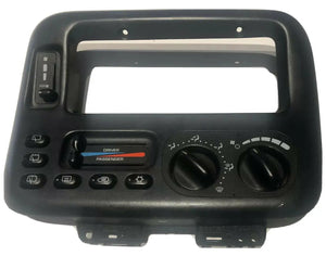 1996 To 2000 Dodge Caravan AC Heater Climate Control Panel Black Bezel