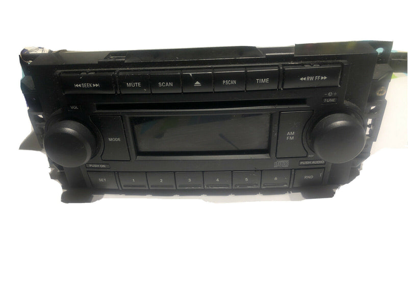 04-10 Chrysler Dodge Jeep AM FM Radio Cd Player REF P05091710AE  Untested