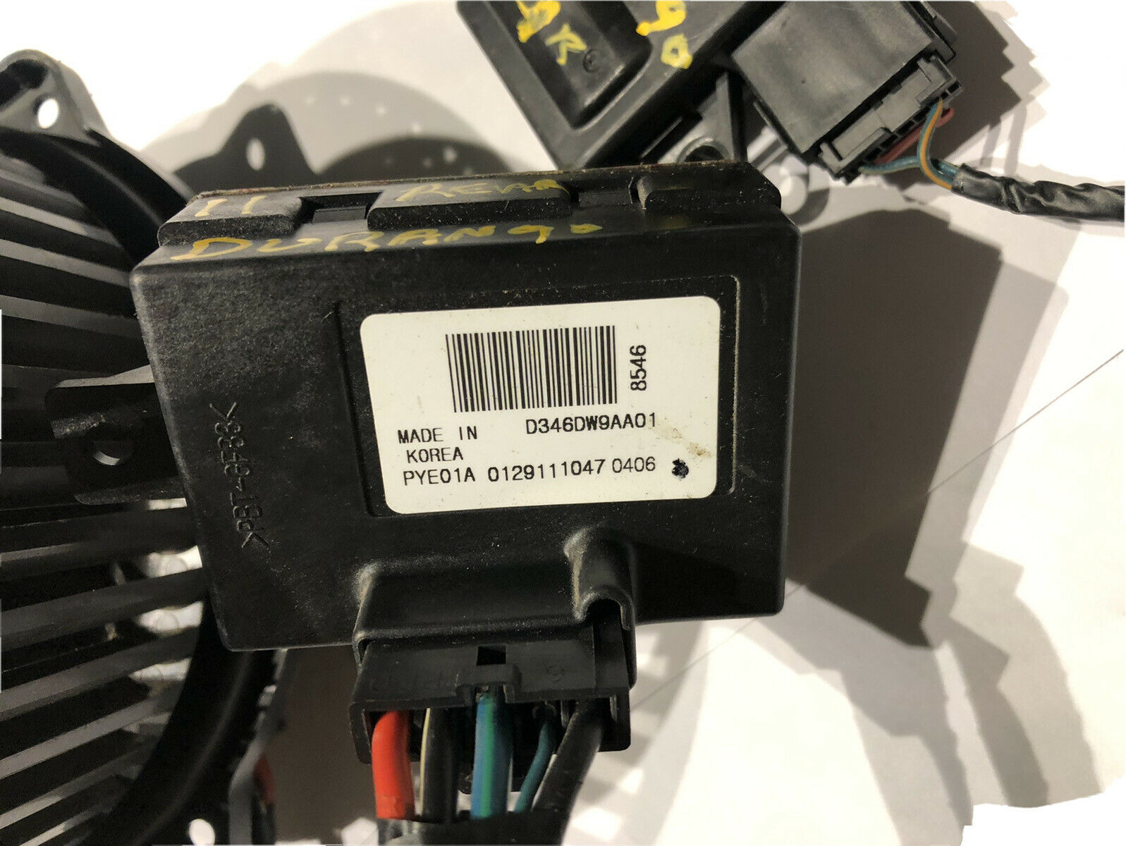 Fan Heating Cabin 2011-2013 DODGE DURANGO OEM BOSCH F00S3B247, GBM-S12V CCW