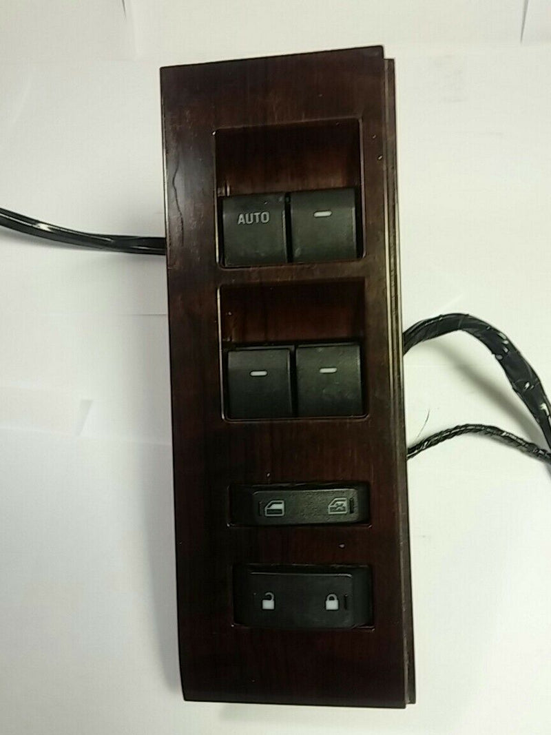 2006-10 FORD EXPLORER ADVANCE TRAC RSC SUV 4D MASTER POWER WINDOW SWITCH WOOD