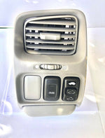 98-02 Honda Accord OEM left driver side dash A/c air vent w/ switches light gray