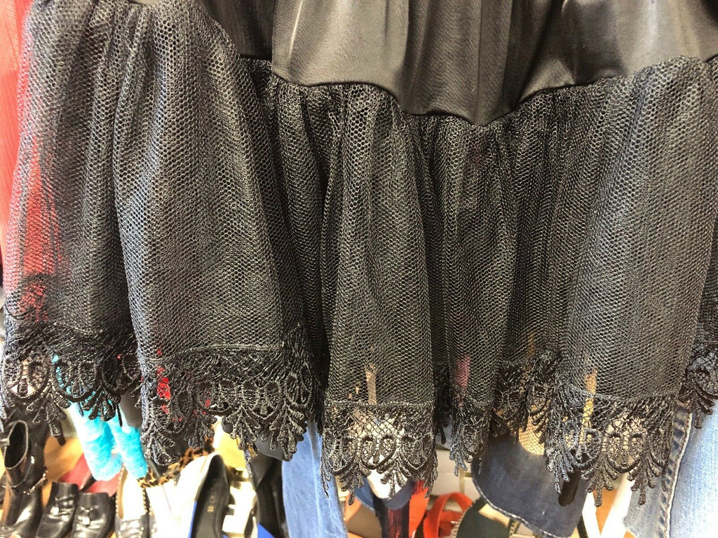 Girls Prissy Black Lace Tutu Dress