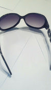 Espirit large black  oversized  sunglasses  with chain arm.