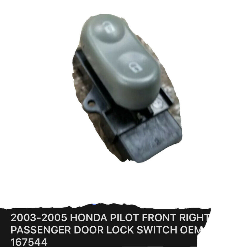 2003-2005 HONDA PILOT FRONT RIGHT PASSENGER DOOR LOCK SWITCH OEM 167544