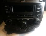 03-07 Honda ACCORD Stereo W/ 6 Disc CD PLAYER Changer & Climate CONTROL Nice OEM