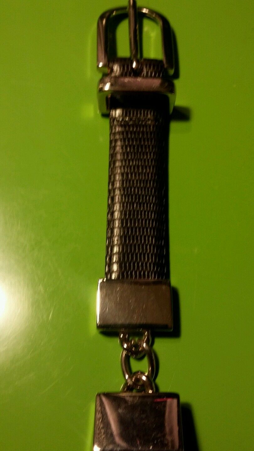 Black womens Talbots genuine leather belt flexible can wear and both sides