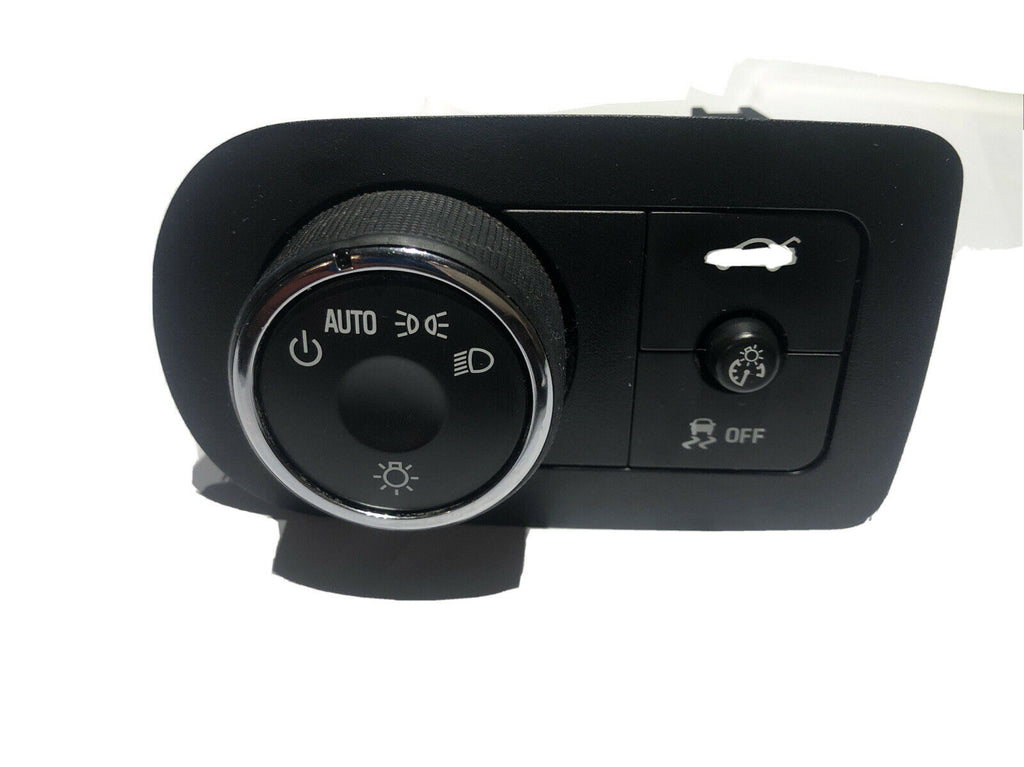 06 CHEVY IMPALA Black Chrome Headlight Head Light Lamp Switch Control Panel 2006