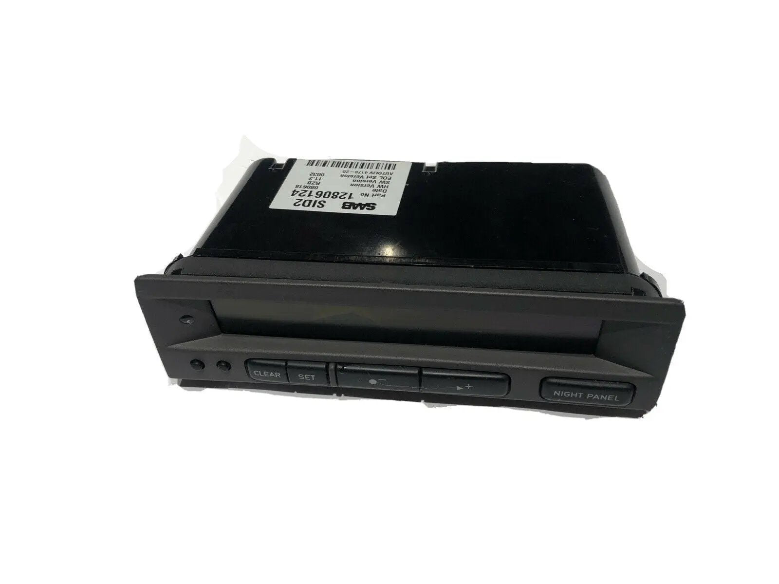 SAAB SID2 Module P/N 12806124 OEM CLOCK SCREEN by Saab