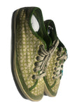 COACH EDITH Orange and White LACE-UP SIGNATURE TENNIS SHOES 7m