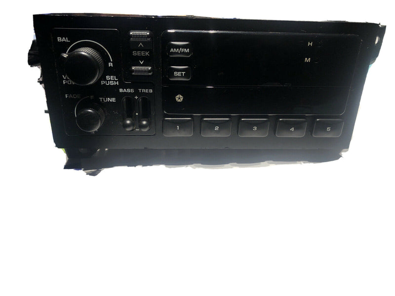 Chrysler P04704360 Stereo Radio AM FM CLOCK