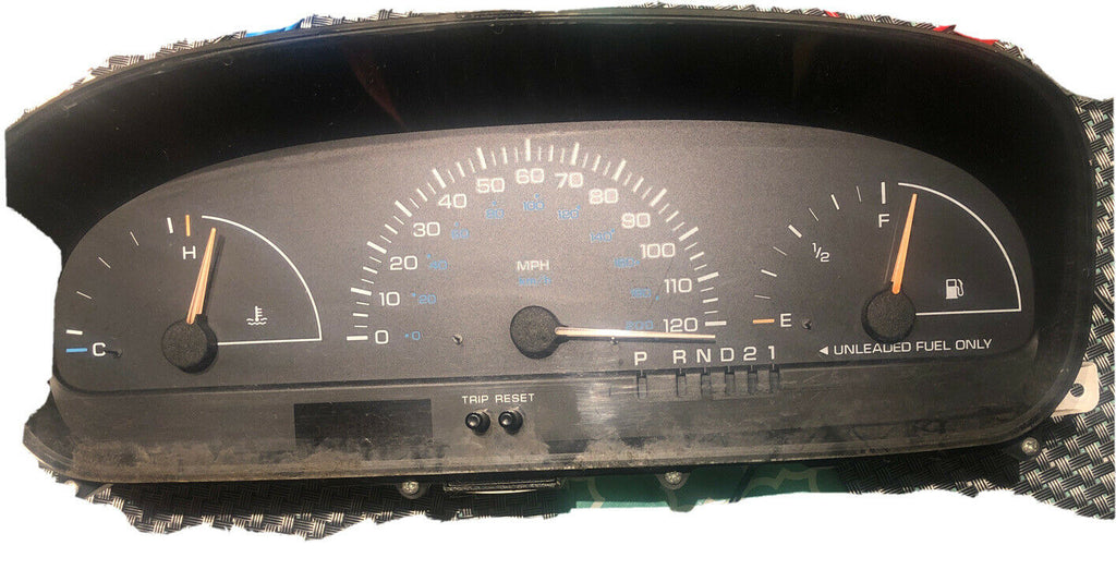 1996 only Dodge Caravan Plymouth Voyager 4spd Instrument Cluster Tach "Red Plug"