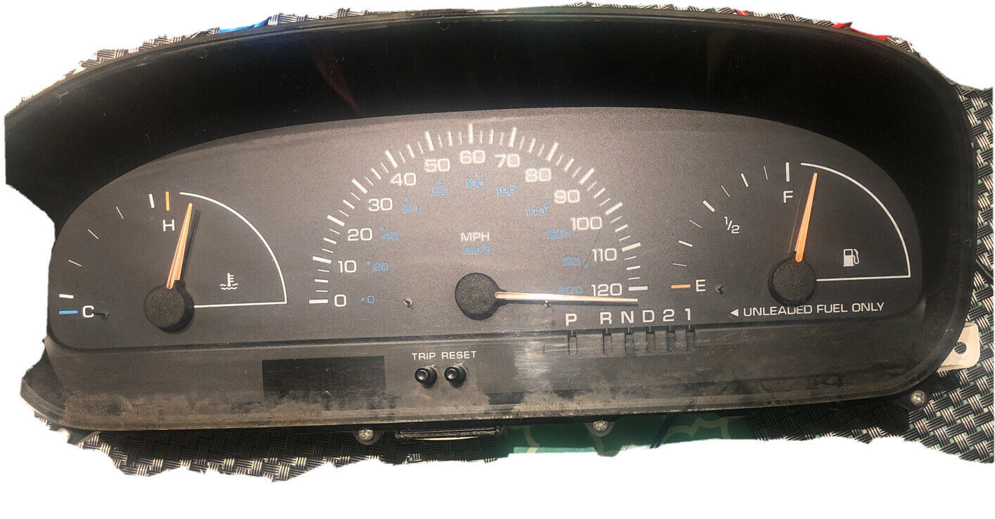 1996 only Dodge Caravan Plymouth Voyager 4spd Instrument Cluster Tach "Red Plug"