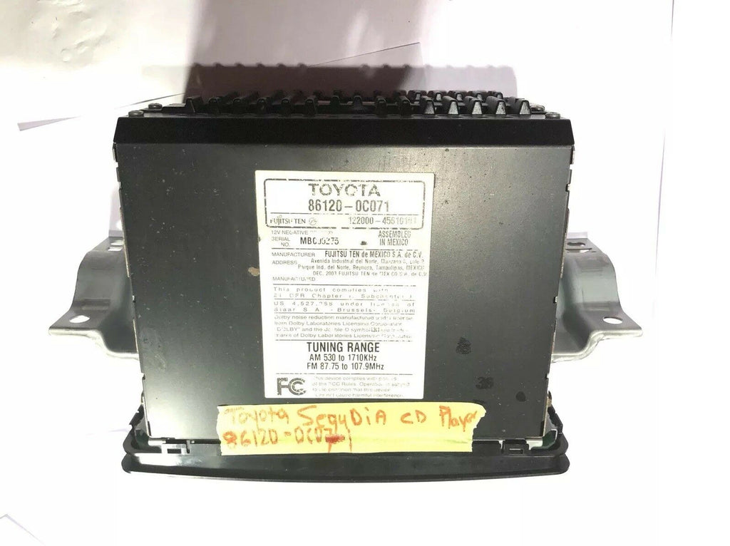 OEM JBL Radio CD Cassette Player & Audio Amplifier Bundle – Toyota Tundra 2004-2006