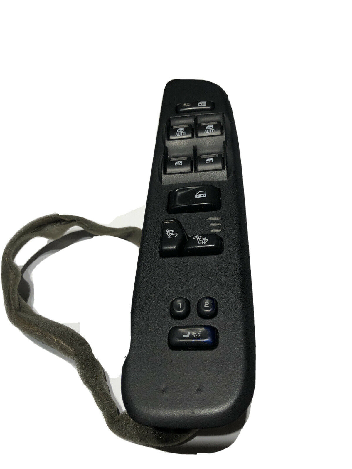 06-09 07 08 GMC ENVOY BLACK DRIVER WINDOW SWITCH HEATED MEMORY # 25866992     G2