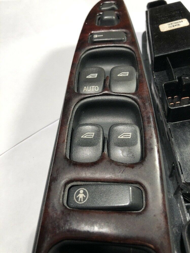 01 02 03 04 VOLVO S40 SEDAN LEFT FRONT DOOR MASTER POWER WINDOW SWITCH CONTROL