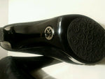 Michael kors black genuine leather stelleto heels 7.5