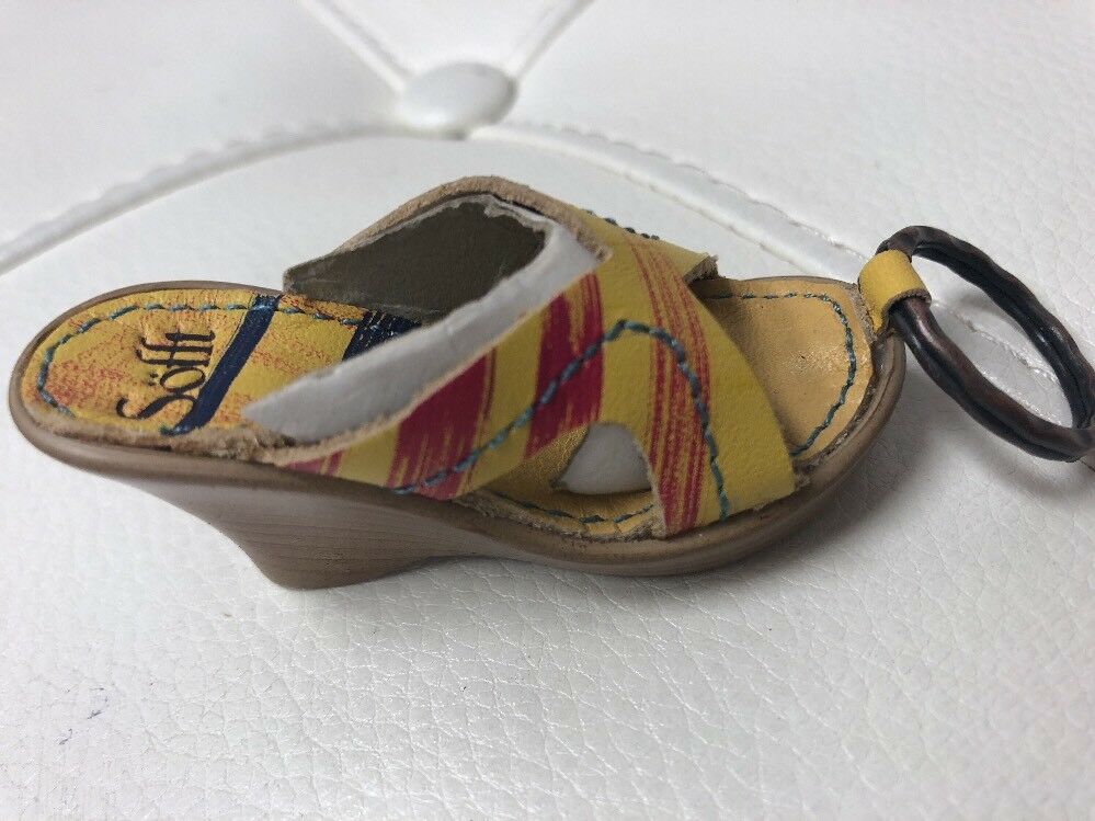 Sofft Wedge Platform Shoe Keychain