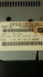 Top P04858556AD Chrysler town country 97 98 99 Dodge Caravan  radio casse player