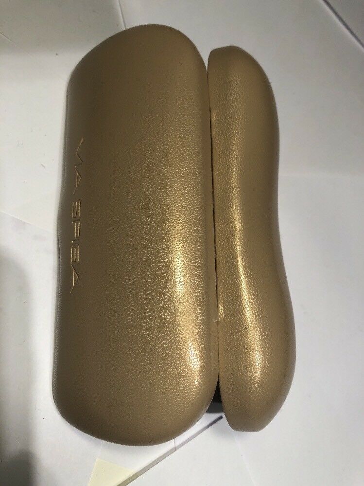Via Spiga Beige Eye Glass Case Sunglasses case