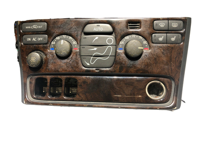 VOLVO S80 A/C CLIMATE CONTROL 2-PLUGS WOODGRAIN 2004