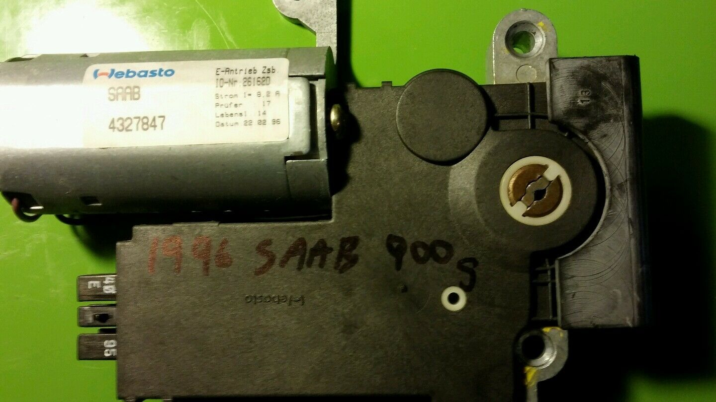 1994-2002 SAAB 900 9-3 OEM Power Sliding Sunroof Sun Roof Moonroof Motor 4327847
