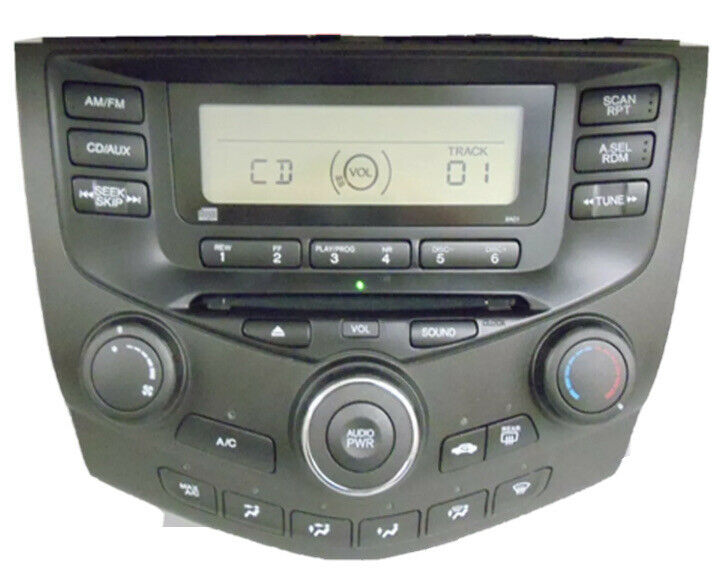 2003 2004 2005 2006 2007 Honda Accord OEM Factory AM FM Radio CD Player AUX 2AC1