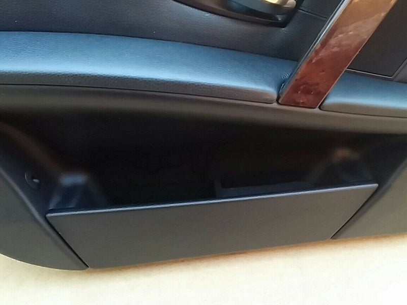 2001-06 Mercedes W203 C Class DRIVER SIDE BLACK LEATHER DOOR PANEL