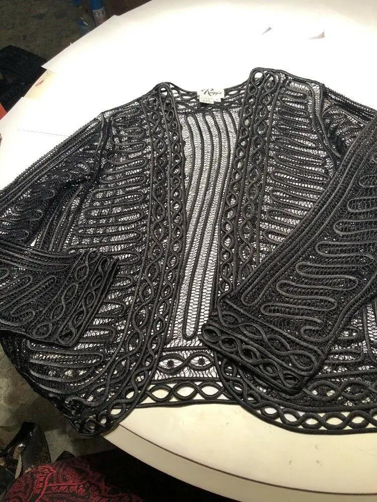 Reggio Polyester Black Sweater by Reggio