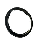 Black leather Car Steering Wheel Cover PU Universal Fit 38cm / 15 inches by Copap