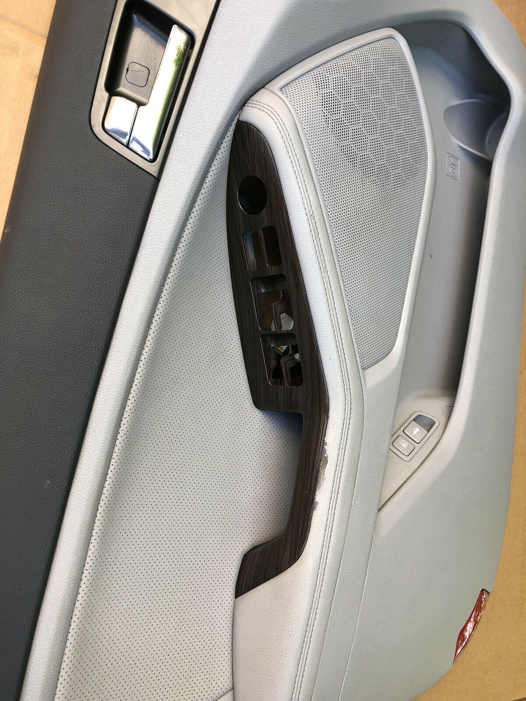 Driver Front Door Panel Kia Optima With Switches 2011 2013 2014 Two Tone Gray OE