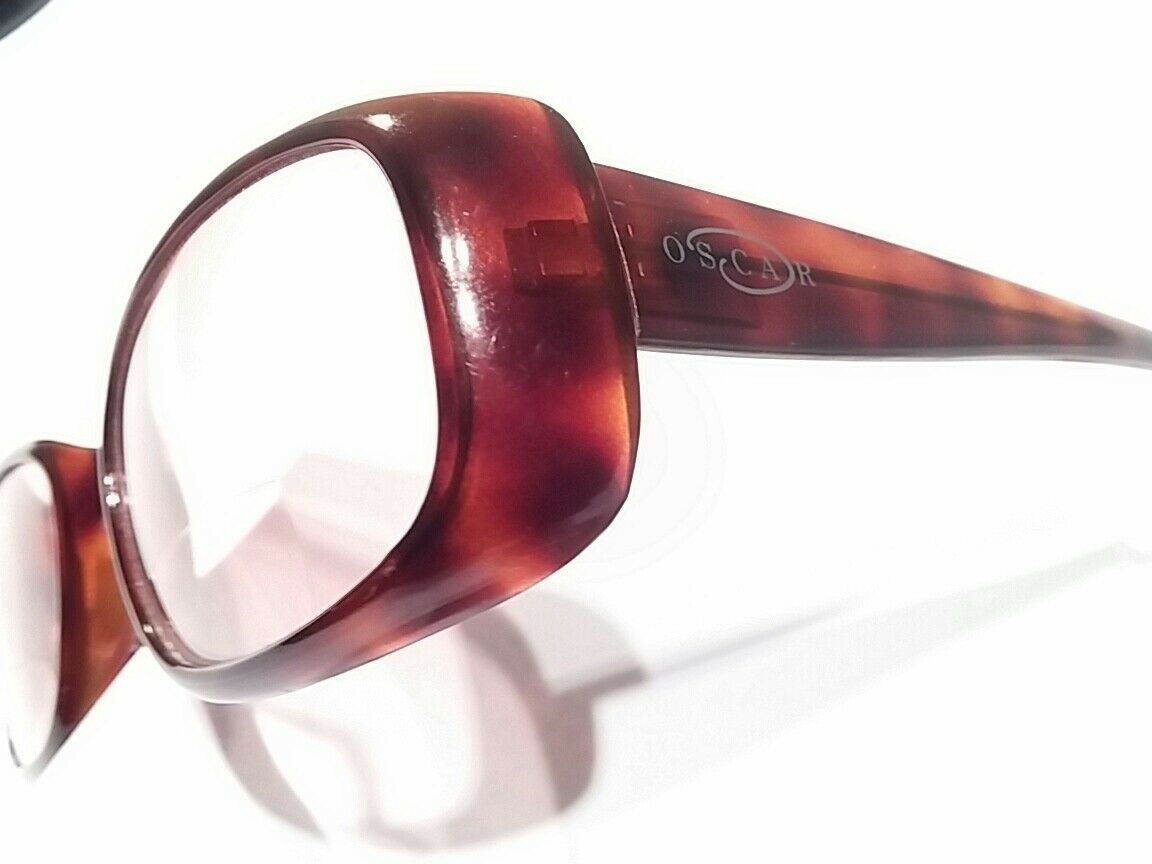 Oscar de la renta vintage tortoise brown eyeglass frames 1.50 reading.