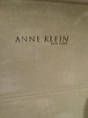 Anne Klein NY~Brown Hard Magnetic Snap-Close Eyeglasses Glasses Case. Gray int