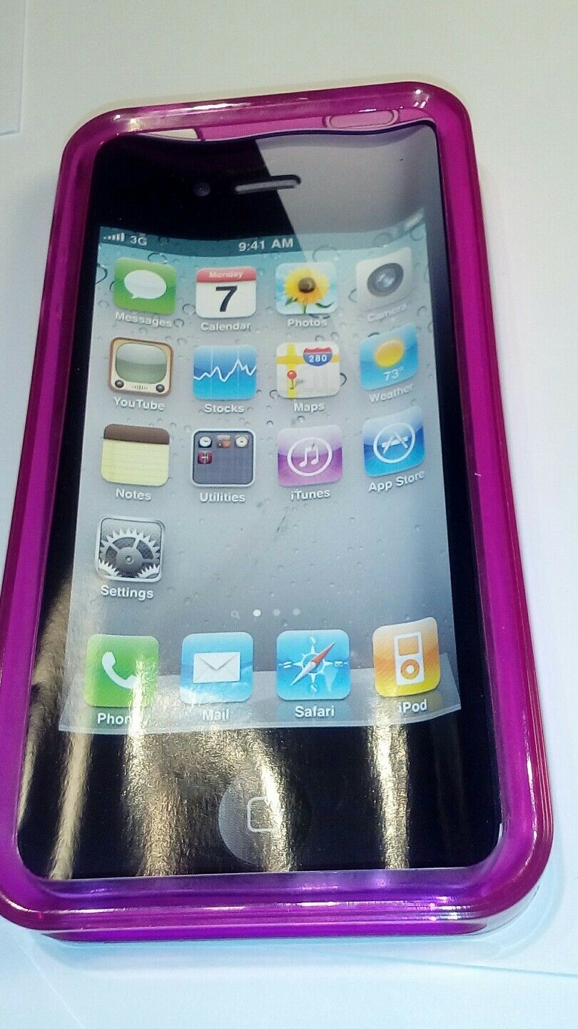 purple iphone 4 silicone case