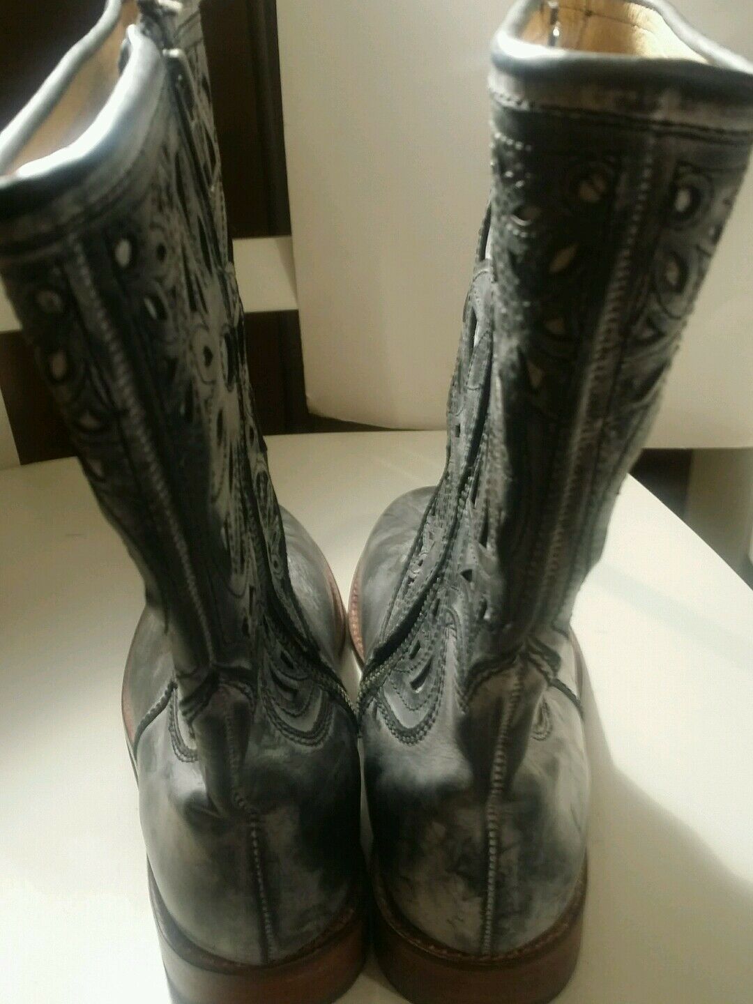 Patron boots size 6.5 blue