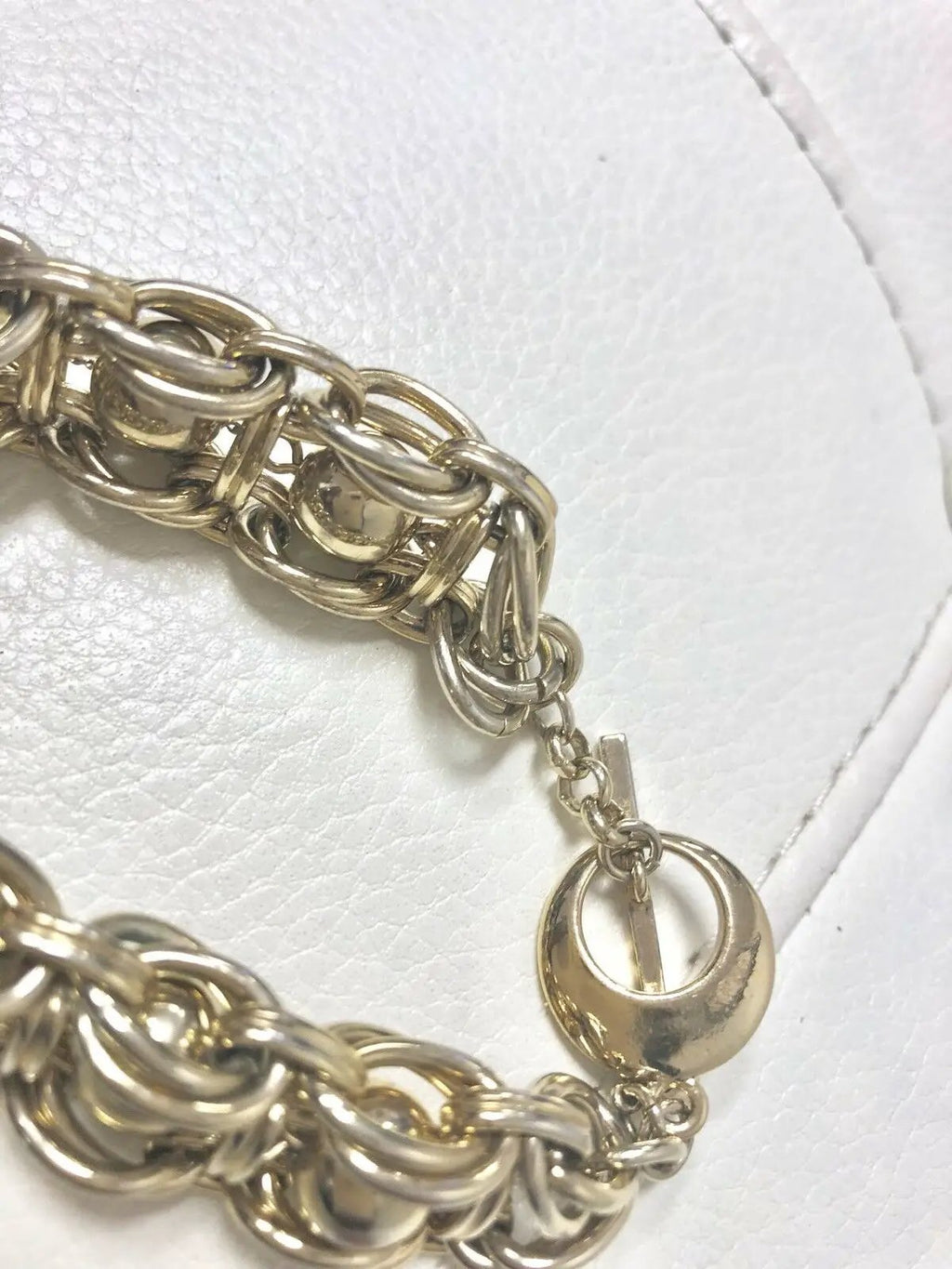 Gold Chunky Costume Toggle Bracelet by DALEY1DEALS,LLC.