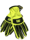 Cat High Impact Touchscreen High Vis Work Gloves Large by Caterpillar