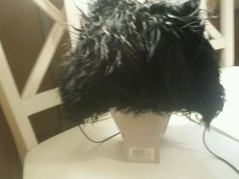Animal Hat Black Kitty Cat with Pink Ear Faux Fur New Panda Hats Brand FH035