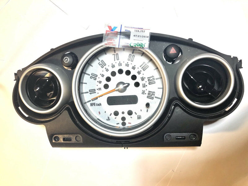 2002-2006 MINI COOPER S SPEEDOMETER With 116,000 Miles