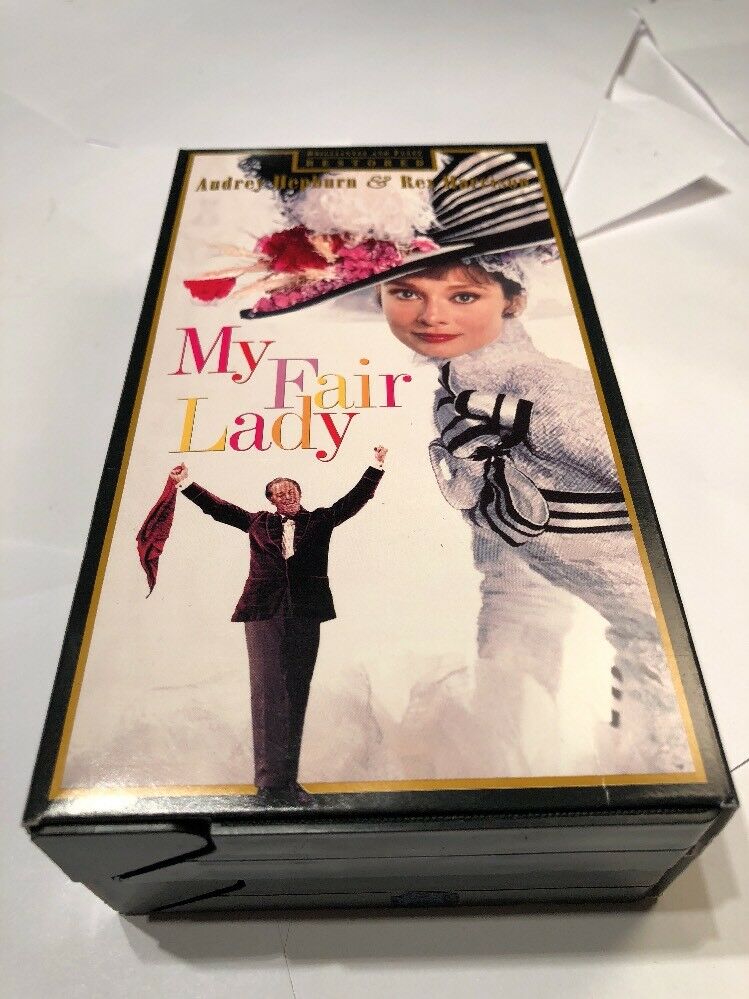 My Fair Lady Movie Video VHS Tape Double Cassette SEALED NEW Audrey Hepburn