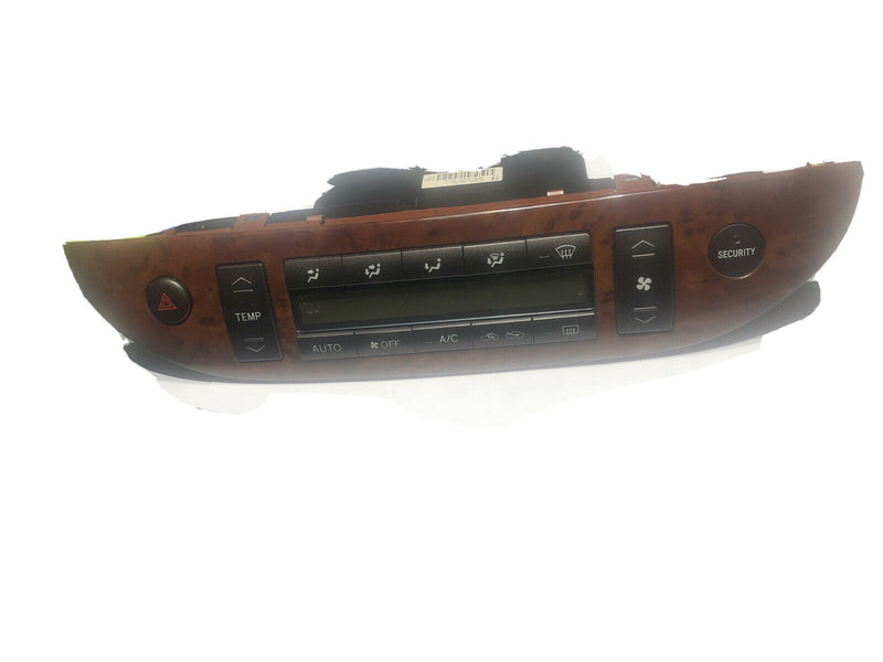 2002-2004 Toyota Camry Ac Heater Climate Control Unit 55900-06150 Wood Grain