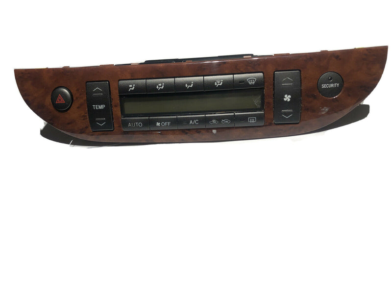 02-06 Toyota Camry AUTO CLIMATE A/C HEATER CONTROL WOOD OEM TEMPERATURE