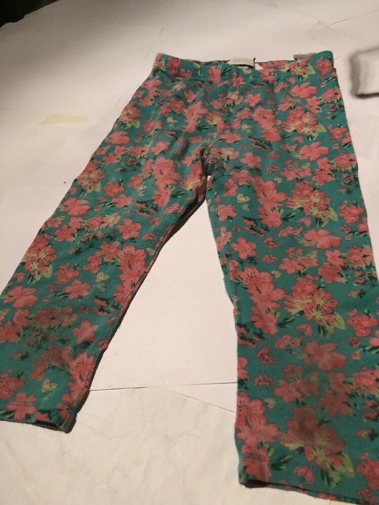 H+m Girls Size 6 Floral Strech Pants