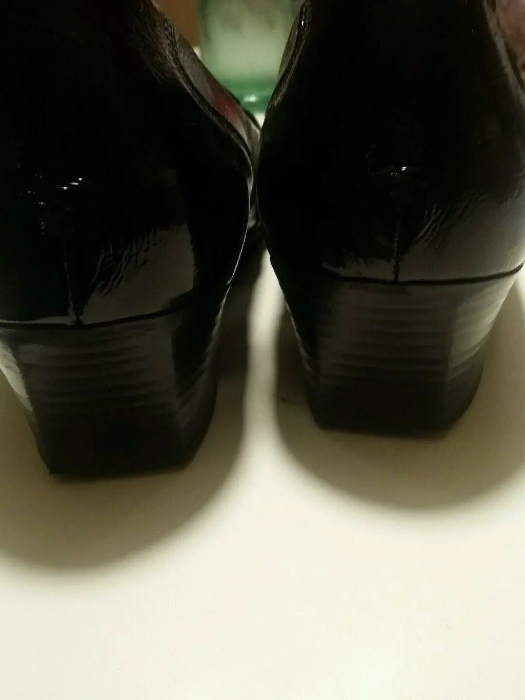 Waldlaufer black patent leather loafer shoes size 5.5 by waldlaufer