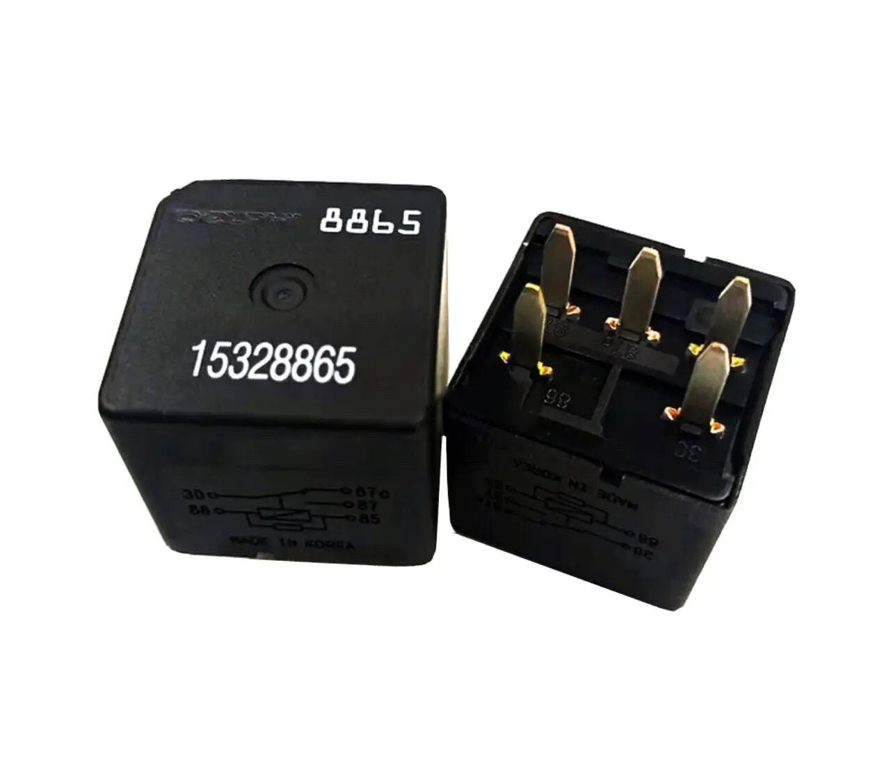 DELPHI 15328865 12VDC 8865 Automotive Relay 5Pins OEM by Delphi