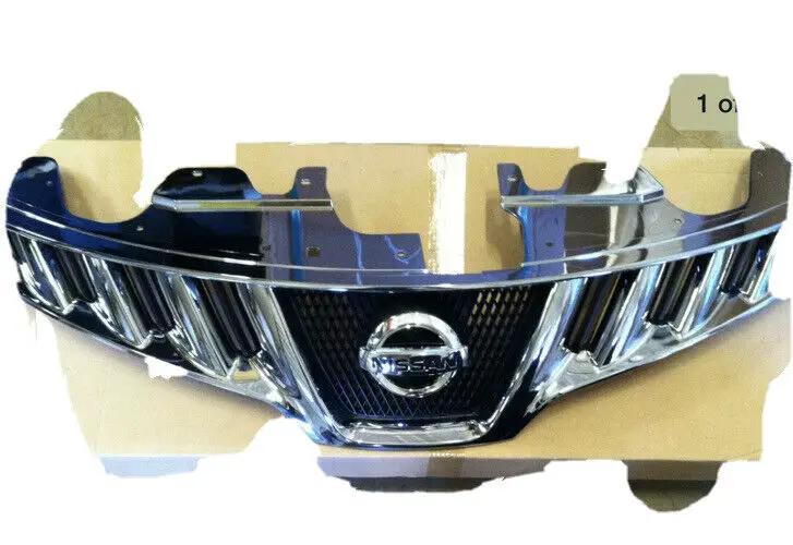 2010 Front Silver Chrome OEM Nissan Murano Upper Grille 62310-1AA0A by Nissan