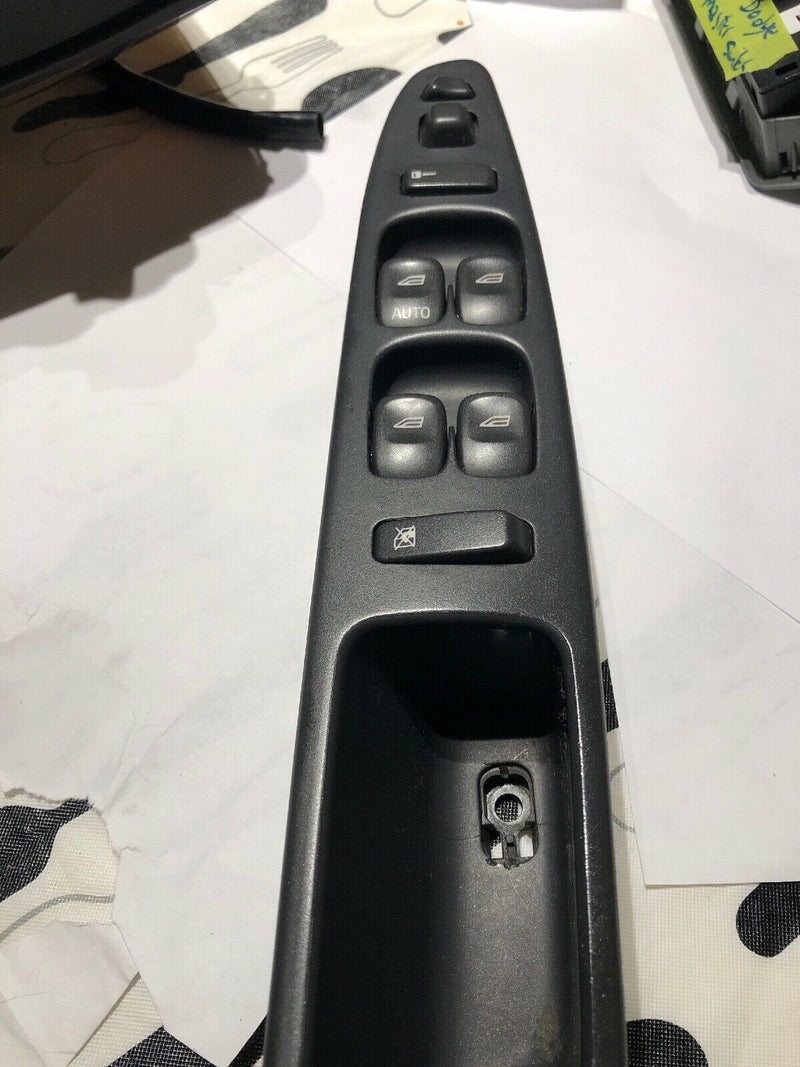 2004 2005 2006 Volvo S40 Left Driver Side Master Window Switch Woodgrain OEM