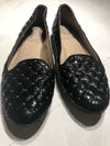 Vince Camuto Lilliana Studded Flats Black Leather Women's Shoes Sz 8.5