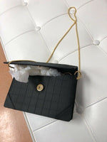 Black Satin clutch Indeed